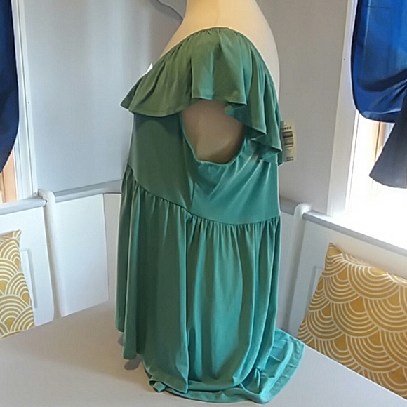 Torrid baby doll ruffle off shoulder top - Picture 6 of 8